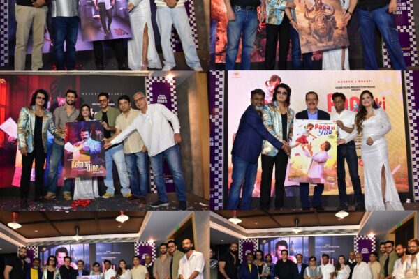 Producer Manju Bharti unveiled Five Films in the presence of Mukesh J. Bharti Freddy Daruwala Rajneesh Duggal & Pramod Pathak
