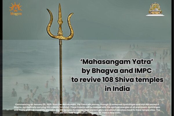 ‘Mahasangam Yatra’ by Bhagva and IMPC to revive 108 Shiva temples in India