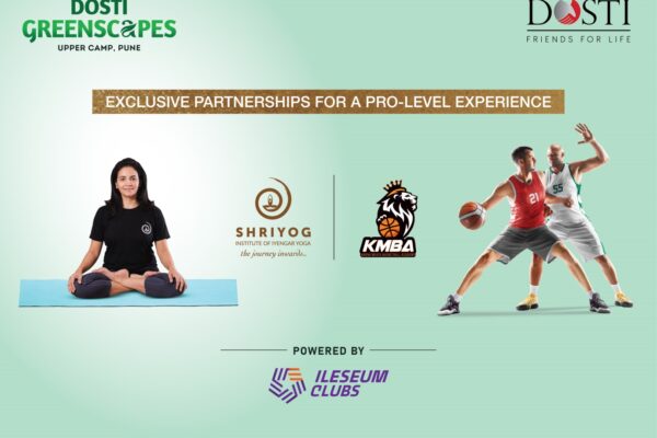 Dosti Realty’s Dosti Greenscapes Enhances Resident Well-being with Exclusive Sports and Yoga Partnerships