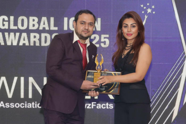 Seospidy CEO Rahul Sharma Receives the Digital Excellence Award 2025 at Global Icon Award Ceremony