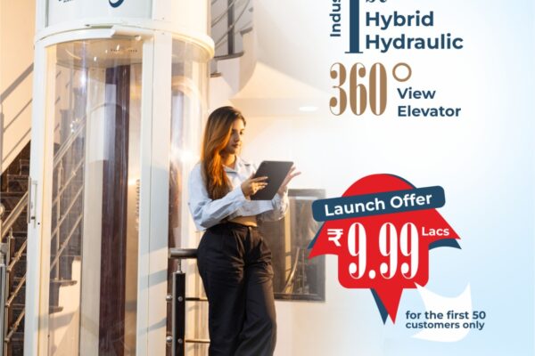 BRIO Elevators Launches India’s First Hybrid Hydraulic 360° View Elevator – Brio BE360
