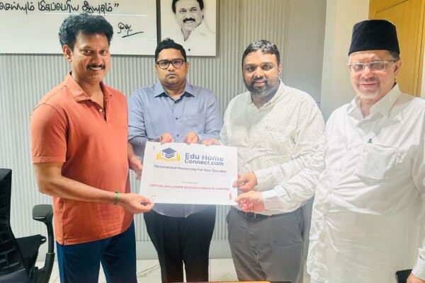 Edu Home Connect: Tamil Nadu’s First Women-Led Business EduTech Platform’s Logo Unveiled by Honorable Educational Minister Anbil Mahesh Poyyamozhi