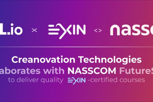 Creanovation Technologies Pvt. Ltd (CTPL.io). collaborates with NASSCOM FutureSkill to deliver quality EXIN-certified courses