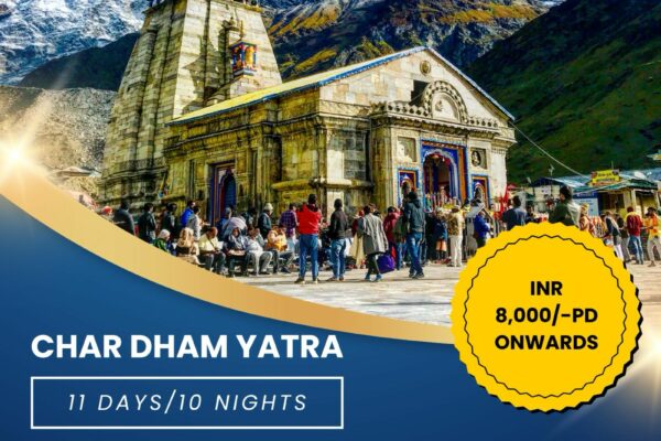 Embark on a Divine Journey: Char Dham Yatra with Yellow Vehicles
