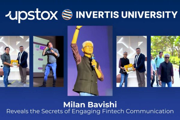 Upstox’s Milan Bavishi Shares Fintech Storytelling Secrets with Invertis University Students
