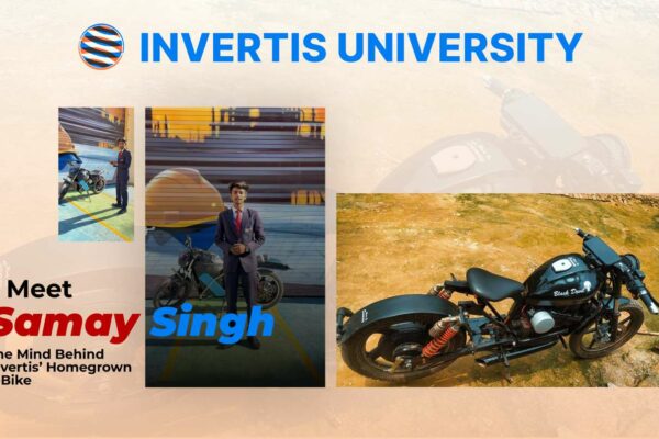 Samay Singh’s Electric Bike Innovation Sparks a New Era at Invertis University