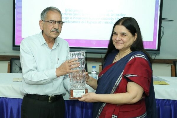 Smt. Maneka Gandhi Honored by Neurodiversity Foundation with Inaugural Neuro Inclusive Politician Award