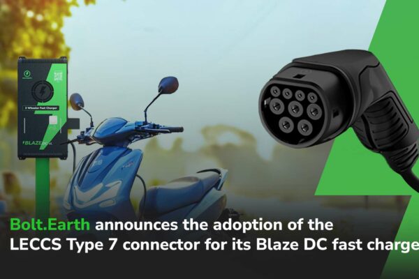 Bolt.Earth announces the adoption of the LECCS Type 7 connector for its Blaze DC fast charger