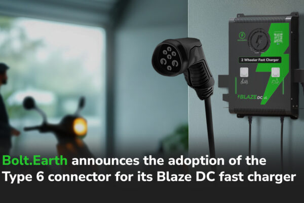 Bolt.Earth announces the adoption of the Type 6 connector for its Blaze DC fast charger