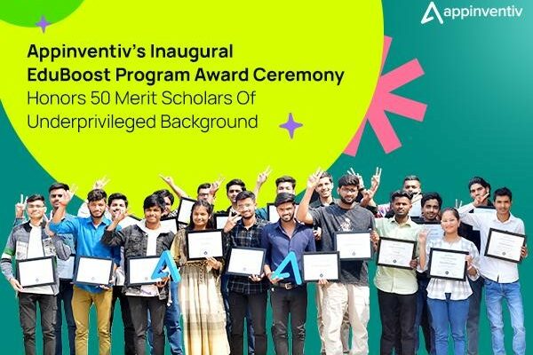 Appinventiv Launches INR 1 Crore EduBoost Program with Initial Grants to 50 Underprivileged Tech Scholars