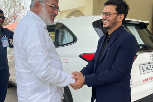 Gujarat Tourism Minister Meets CEO of DPIFF Abhishek Mishra to Discuss Strengthening Cultural Collaborations