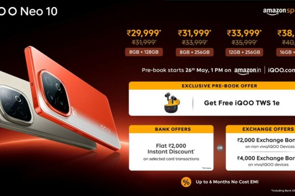 iQOO Introduces iQOO Neo 10, India’s First Smartphone Powered by the latest Snapdragon 8s Gen 4 processor