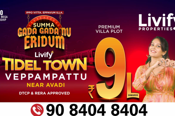 Livify Doubles Down in Veppampattu: Launches Tidel Highway & Tidel Town with Actress Chandini Tamilarasan as Brand Ambassador