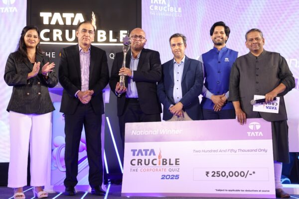 R Jayakanthan from Tata Consultancy Services Crowned National Champion at the Tata Crucible Corporate Quiz 2025