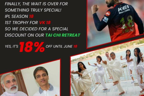 Reconnect, Recharge, and Rejoice: Special 18% Discount on Tai Chi Retreat with Sensei Sandeep Desai