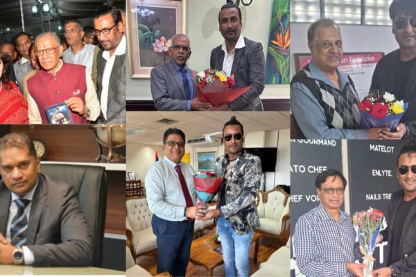 Suchhi Kumar Expresses Gratitude to Mauritius’ President, Prime Minister, Cabinet Ministers, and Eminent Citizens for Their Faith in His Vision for Art, Culture, Film, and Tourism Promotion