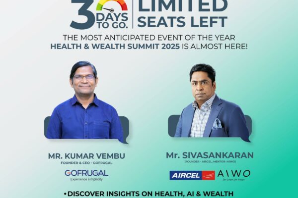 Join AIWO’s Health & Wealth Summit 2025 – India’s definitive event on Longevity, Vitality & Wealth | June 17 | The Leela Palace, Chennai