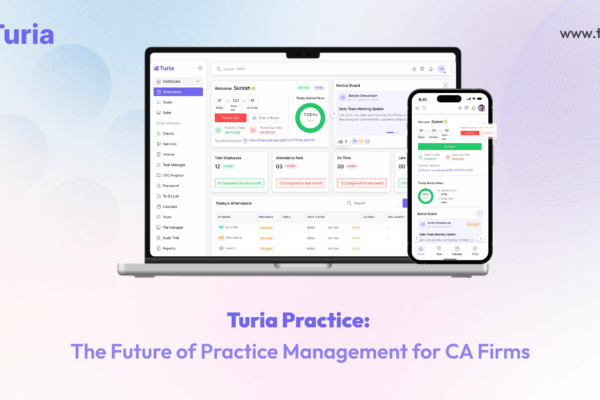 Turia, an IIM Lucknow Incubated Startup, Unveils Future-Ready Interface for Turia Practice: Paving the Way for AI to Revolutionize Practice Management for Chartered Accountants