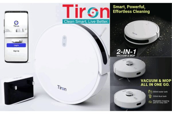 Tiron Launches Portable Automated Robot Vacuum Cleaner