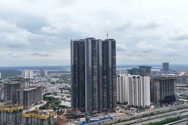 “Hyderabad’s Tallest Residential Gem, SAS Crown, Nearing Completion”