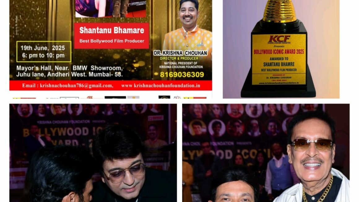 Shantanu Bhamare, Shan Se Entertainment, Actor, Producer, Best Bollywood Film Producer, Bollywood Iconic Award