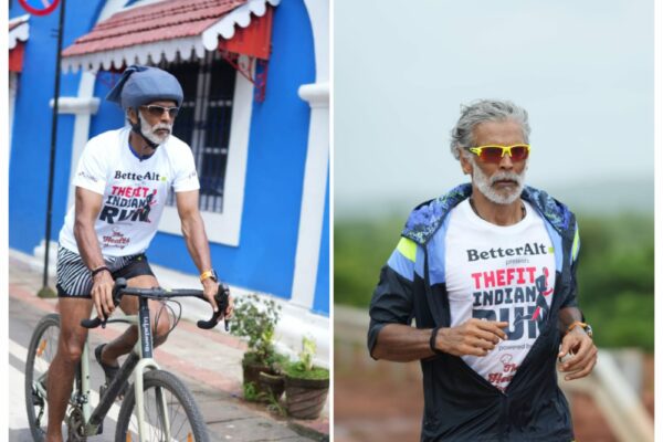 Milind Soman Concludes 5th Fit Indian Run, Covering Half Ironman Distance Daily Through Cycling and Running from Mumbai to Goa in 5 Days