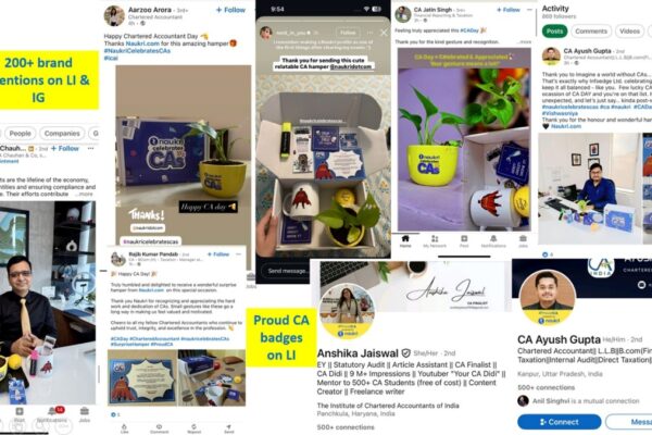 Naukri Gives CAs Their Moment — Humour, Hampers, and a Hashtag That is Going Viral!