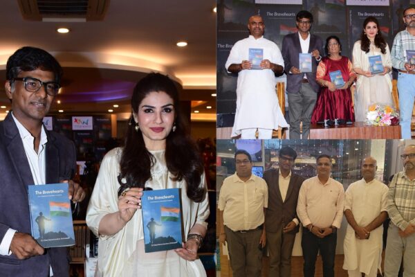 Raveena Tandon Launches The Bravehearts by Author Ramachandran Srinivasan, Revealing Indian Army’s Most Inspiring Reformative Mission
