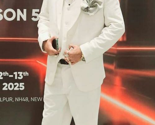 Mohd Haider Mukhtar Khan reprsenting Asia at Mr Universe