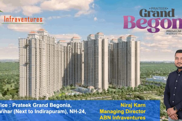 Abn Infraventures Unveils Ultra-Luxury Living at Prateek Grand Begonia in Noida