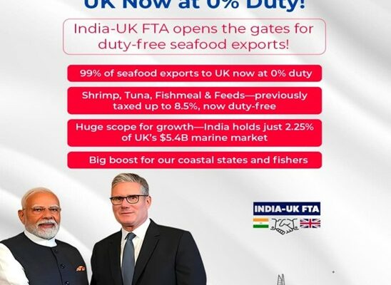 Kings Infra Welcomes India–UK FTA: Marine Exports to the UK Now Duty-Free