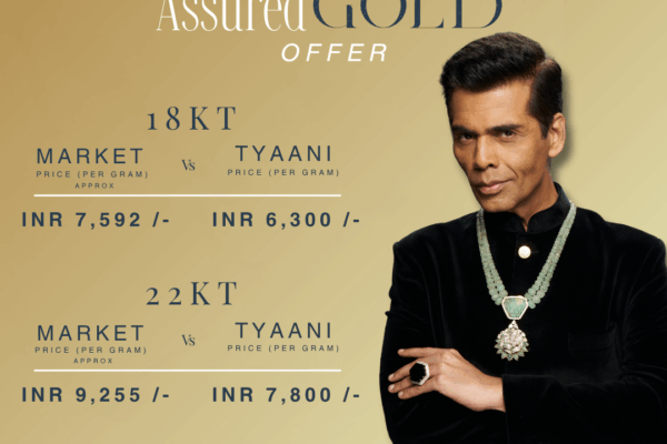 Tyaani Jewellery by Karan Johar Gives Back to Customers with Record Gold Savings