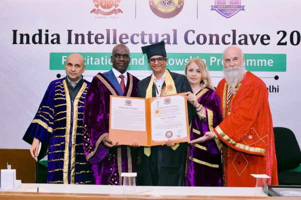 Dr. Seshu KMR Receives Italian Doctorate for Redefining Sonic Futures in Indian Cinema