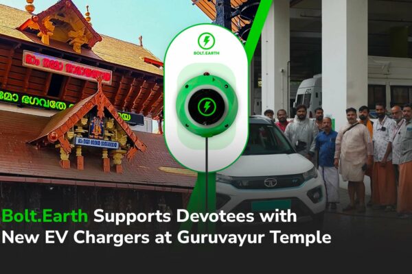 Bolt.Earth Launches First EV Charging Hub at Guruvayur Temple, Kerala