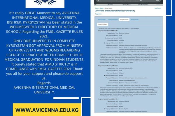 Avicenna International Medical University – A Leading Choice for Indian Medical Aspirants