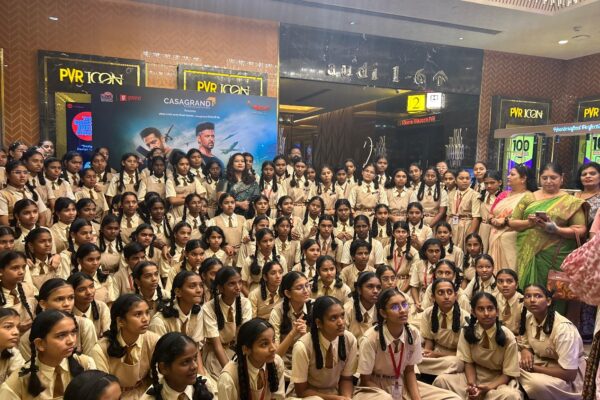 Casagrand Spreads Joy with Special War 2 Screening for Underprivileged Girls in Pune
