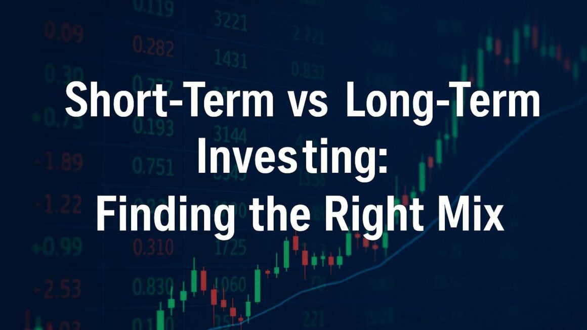 Short-Term vs Long-Term Investing: Finding the Right Mix