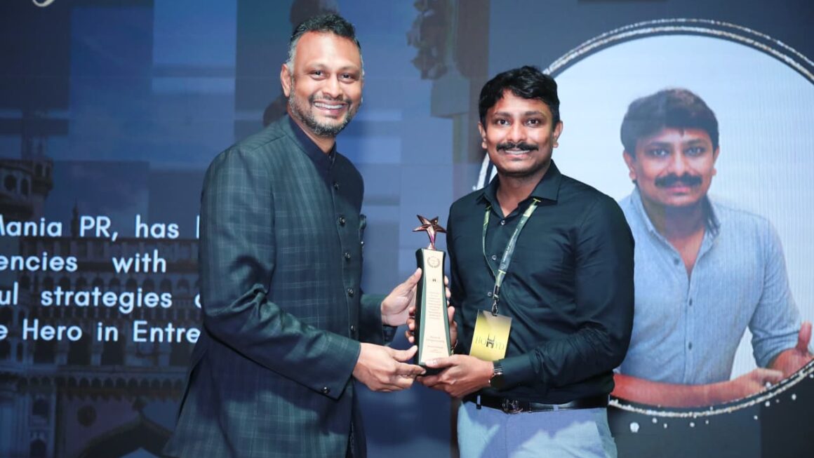 Media Mania PR Founder Jayaram Garidepally Bags ‘Hero in Entrepreneurship’ at Heroes of Hyderabad Awards 2025