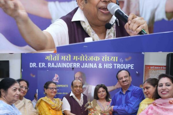 All inmates of Arya Mahila Ashram rocked with Dr.Er.Rajainderr Jaina’s songs