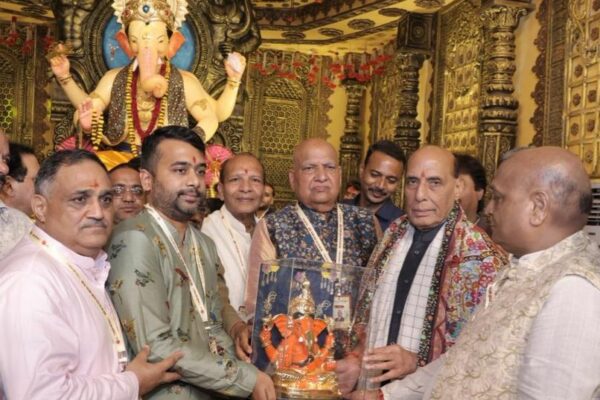 Bappa Fulfills Everyone’s Wishes” – Rajnath Singh