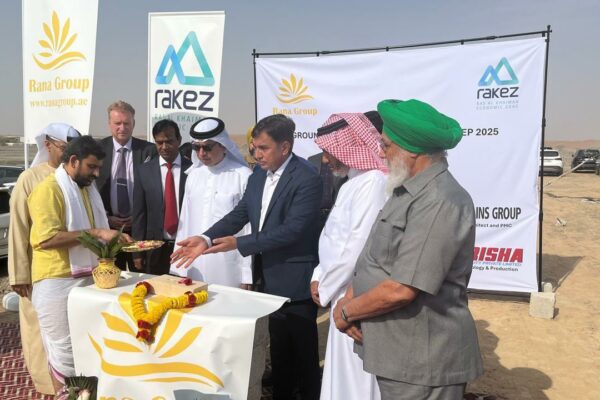 Groundbreaking Ceremony of Erisha Smart Manufacturing Hub of Rana Group in Ras Al Khaimah, UAE