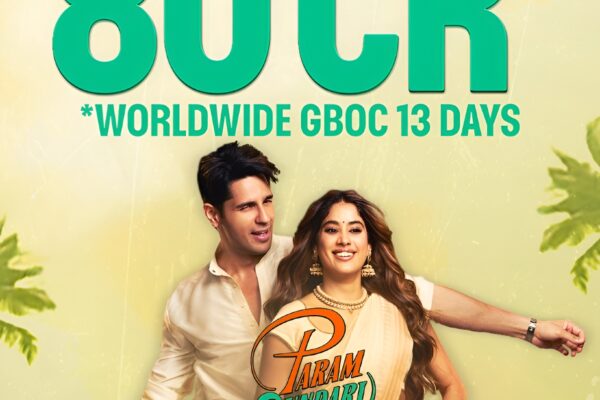 A love that’s breaking all barriers! ‘Param Sundari’ storms with ₹80 CR Worldwide Gross at the Box Office!