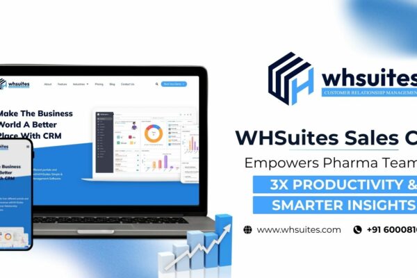 WHSuites Sales CRM Empowers Pharma Teams with 3X Productivity & Smarter Insights