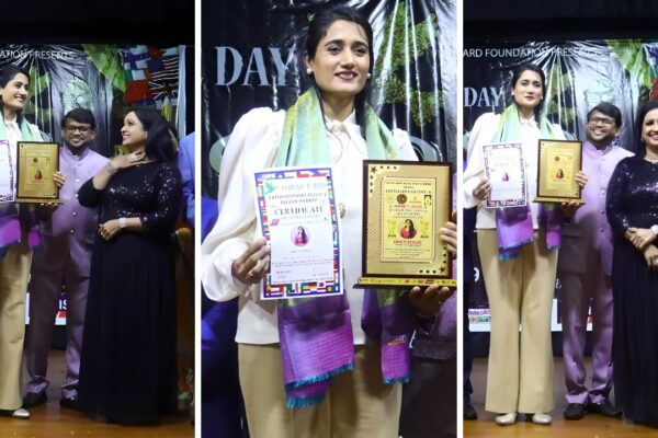 Dr. Shruti Honored with ‘Promising Voice in Mental Health’ Award at INPACT 2025 – International Peace & Talent Awards