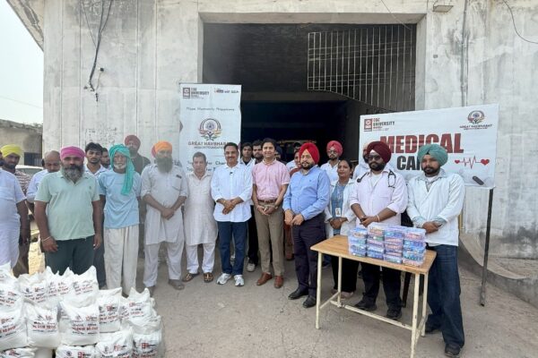 Great NavBharat Mission Foundation Under CGC University, Mohali, Extends Relief to Flood-Affected Punjab