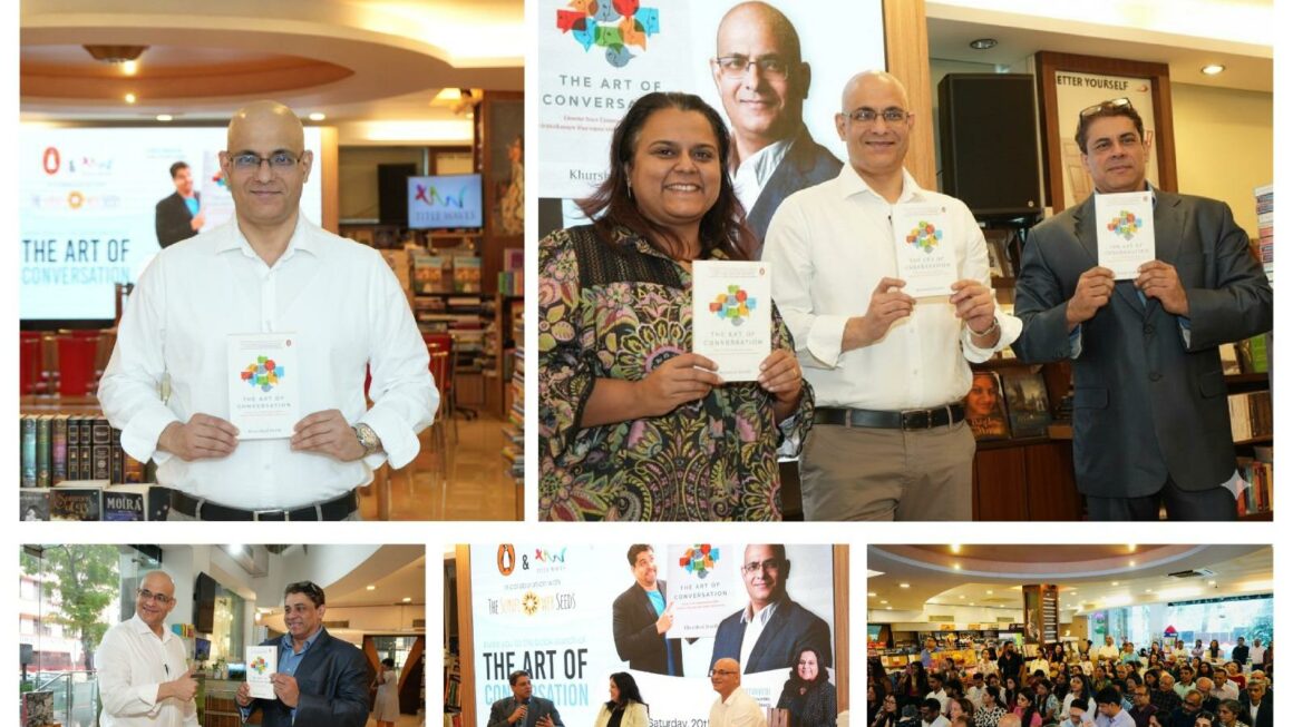 Khurshed Dordi launches The Art of Conversation, published by Penguin Random House India in partnership with The Sunflower Seeds