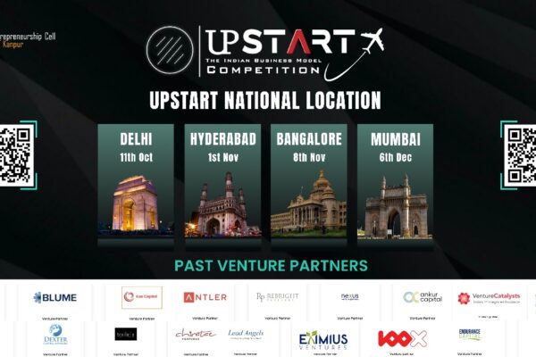 IIT Kanpur’s Entrepreneurship Cell Announces UpStart 2025: Flagship Pitching Event Across 4 Cities