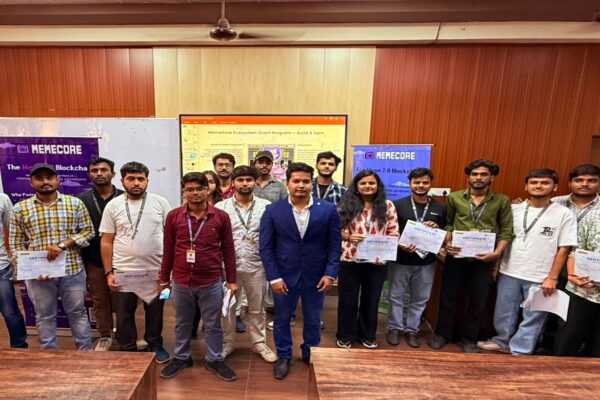 MemeCore Boosts Student Engagement with Blockchain Workshop at GN Group of Institutes Greater Noida