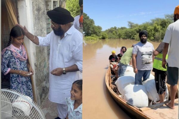 Mumbai Four Bunglows Gurdwara Extends Flood Relief Aid in Punjab under the Leadership of President Jaspal Singh Suri