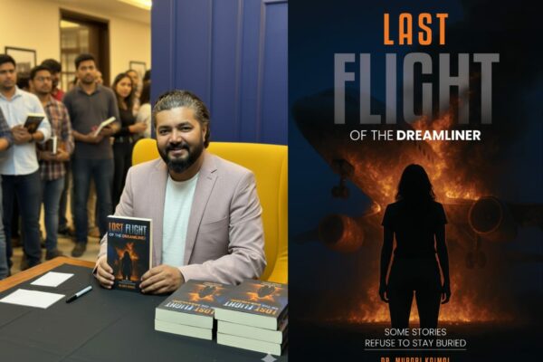 Last Flight of the Dreamliner- bestseller novel by Dr.Murari Kaimal, explores the Shadows of Aircrash Tragedies and Conspiracy with a flair.